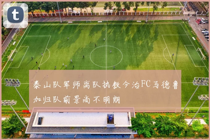 泰山队军师离队执教今治FC马德鲁加归队前景尚不明朗